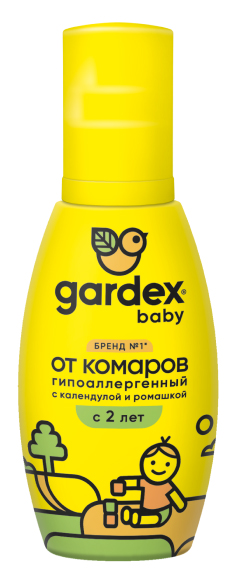 Изображение товара Cпрей от комаров Gardex Naturin для детей с 2 лет 100мл Cпрей от комаров Gardex Naturin для детей с 2 лет 100мл фотография