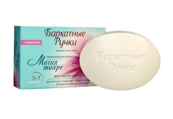 Бархатные Ручки крем-мыло Магия Тиаре 75гр фотография