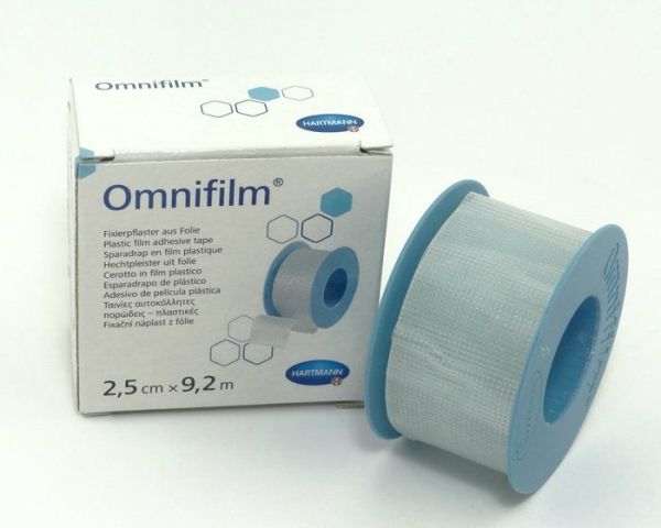 Пластырь Омнифилм/Omnifilm пленочный 2,5см х 9,2м фотография