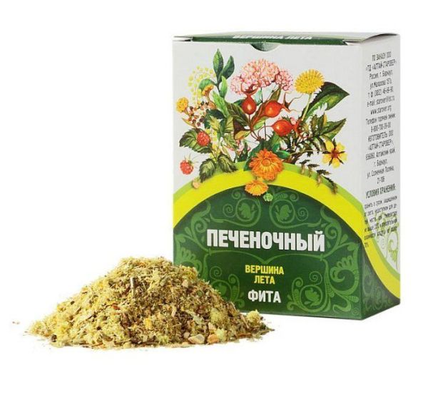 Фита вершина лета Печеночный Алтай-Старовер 40г фотография