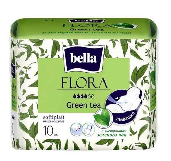 Прокладки Bella Flora Green Tea 10шт фотография