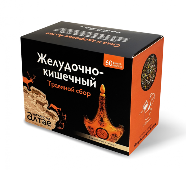 Изображение товара Сбор травяной Желудочно-кишечный Фарм-Продукт 60 пакетиков Сбор травяной Желудочно-кишечный Фарм-Продукт 60 пакетиков фотография