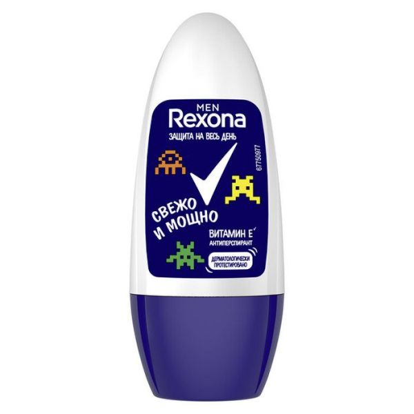 Антиперспирант ролл Rexona Men Свежо и Мощно 50мл фотография