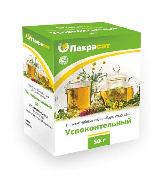 Успокоительный чайный напиток Лекра-Сэт 50г фотография