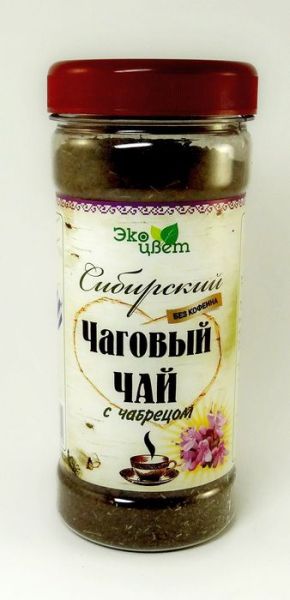 Чаговый чай с чабрецом 90 гр фотография