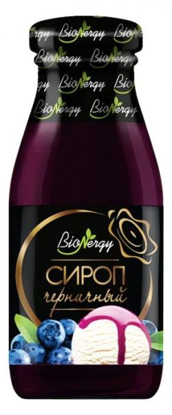 Сироп Bionergy черничный 0,2 л. фотография
