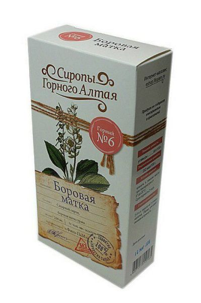 Изображение товара Сироп горный боровая матка (трава) №6 Фито-пам 250мл Сироп горный боровая матка (трава) №6 Фито-пам 250мл фотография