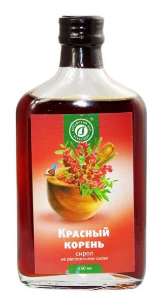 Сироп Алтайский дар Красный корень 250мл фотография