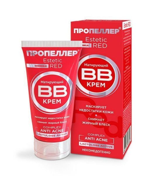 Матирующий вв-крем «Пропеллер» estetic red, 40 мл фотография