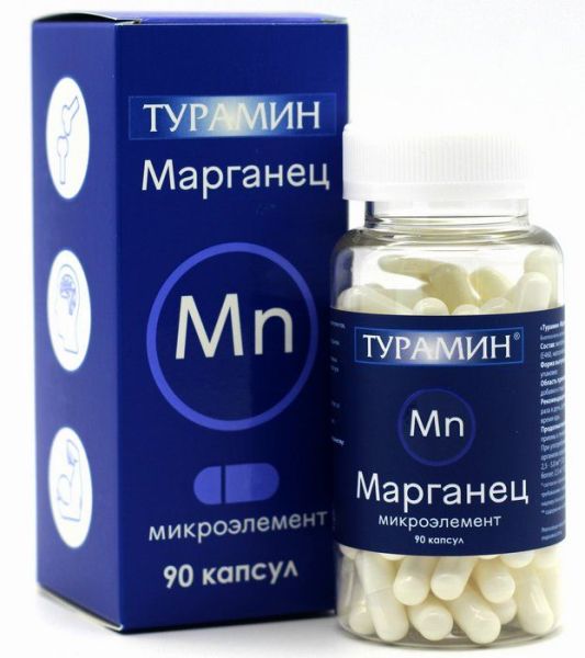 Турамин Марганец 90 капсул фотография