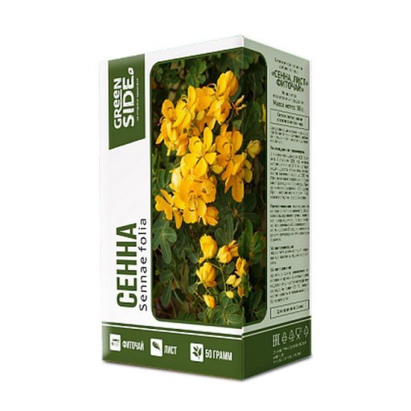 Сенна листья фиточай Greenside, 50г фотография