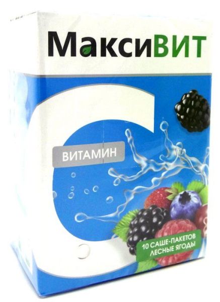 Напиток МаксиВит со вкусом Лесных ягод 10шт фотография