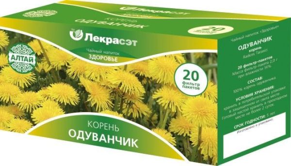 Одуванчик чайный напиток, 20 пакетиков фотография