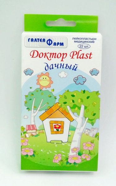 Лейкопластырь доктор пласт дачный 22 шт. фотография