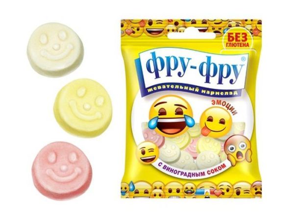 Мармелад Фру-Фру Emoji эмоции 30г фотография