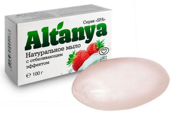 Мыло Алтания с отбеливающим эффектом, 100 г фотография
