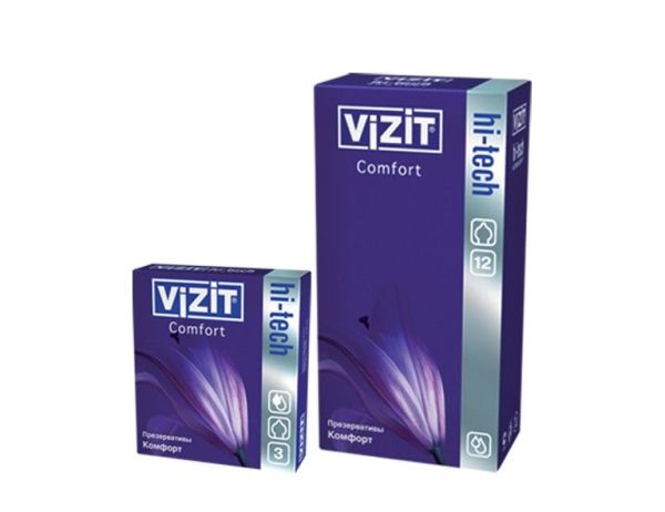 Презервативы Vizit №12 Hi-Tech комфорт фотография