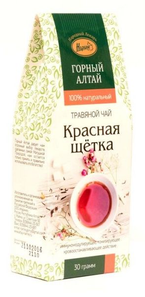 Красная щетка чайный напиток Нарине 30г фотография