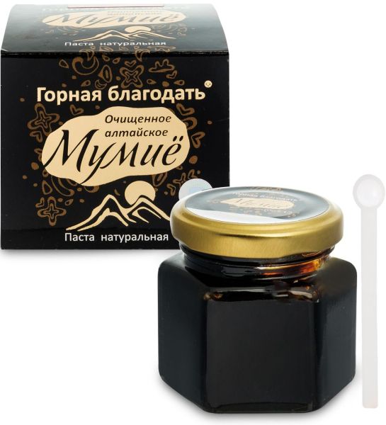 Изображение товара Мумие Горная Благодать в стекле, 100г Мумие Горная Благодать в стекле, 100г фотография