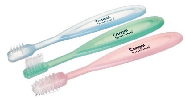Canpol Babies набор щеток обучающий для чистки зубов фотография