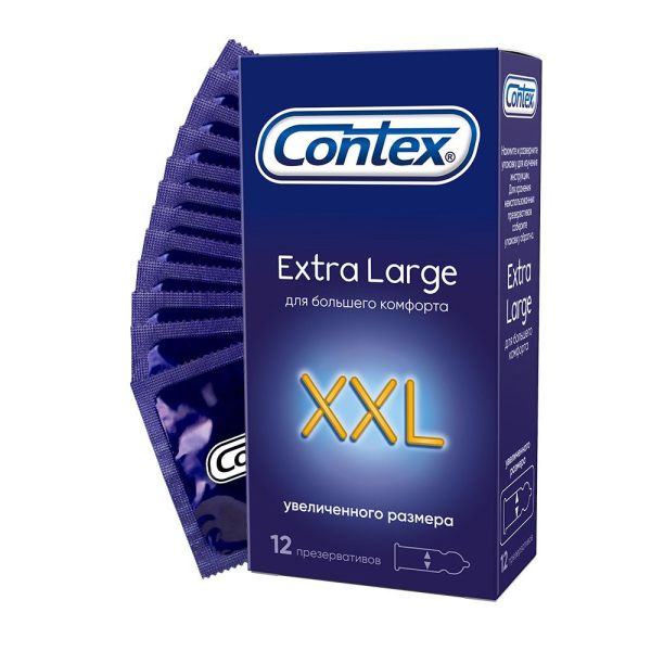 Изображение товара Презерватив contex №12 (extra large) увеличенного размера Презерватив contex №12 (extra large) увеличенного размера фотография