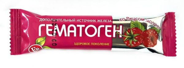 Гематогенка со вкусом малины 30г фотография