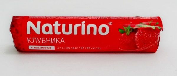 Натурино пастилки (клубника) 33,5 г фотография