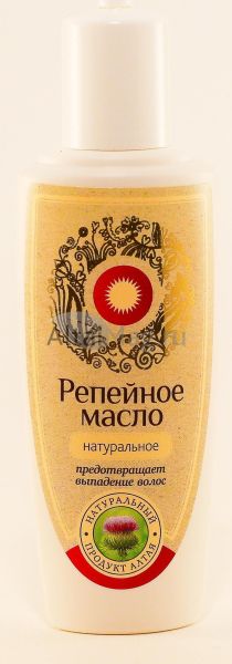 Масло репейное натуральное 100мл фотография