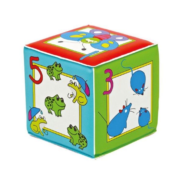 Курносики игрушка-кубик с пищалкой учимся считать фотография