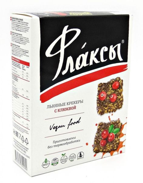 Флаксы с клюквой 150г фотография