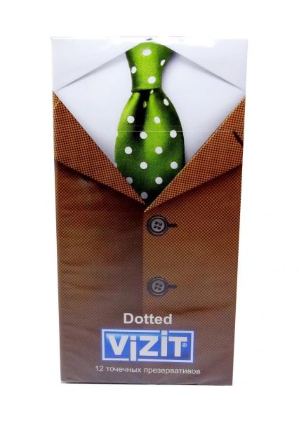 Презерватив vizit №12 (dotted) точечные фотография