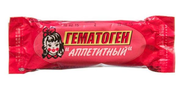 Гематоген Аппетитный плюс Вир 50г фотография