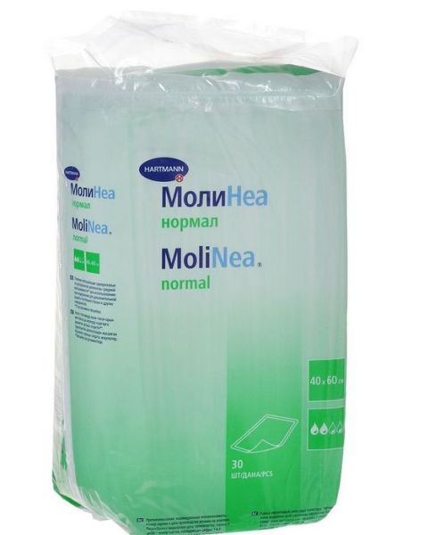 Пеленки molinea normal 40х60, 30 шт фотография