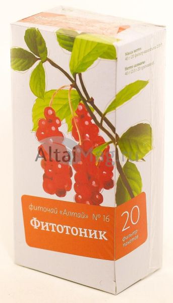 Фиточай Алтай №16 фитотоник, 20 пакетиков фотография
