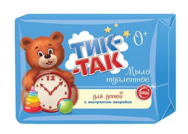 Изображение товара Свобода тик-так мыло с экстрактом зверобоя для нежной кожи 150 г Свобода тик-так мыло с экстрактом зверобоя для нежной кожи 150 г фотография