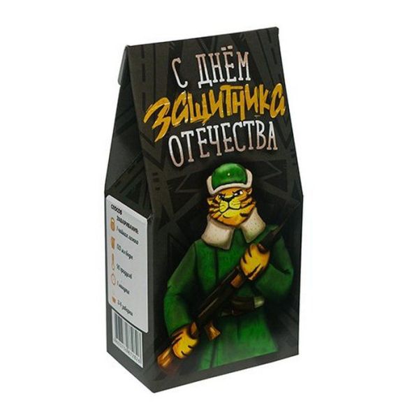 Чай С Днем Защитника отечества Тигр 50г фотография
