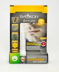 БИОКОН Бальзам для губ Для мужчин (без блеска) 4,6г
