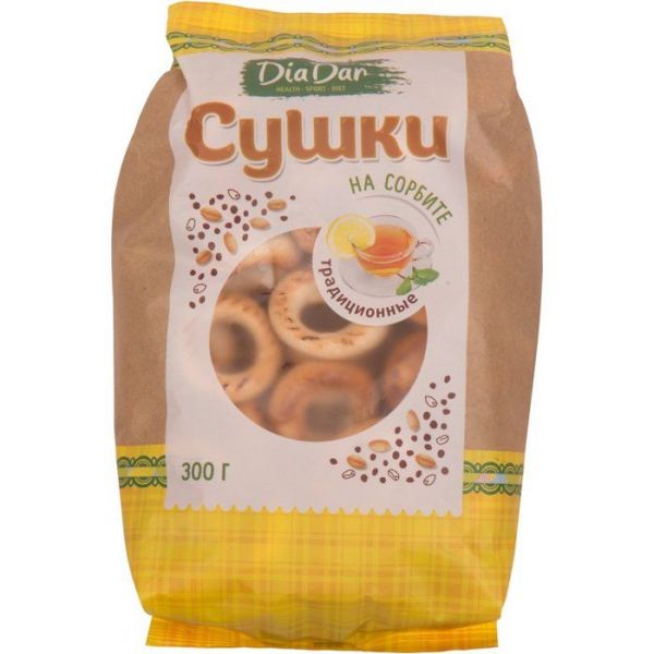 Сушки Диадар на сорбите 300г фотография