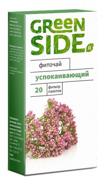 Фиточай успокаивающий Greenside 20 пакетиков фотография